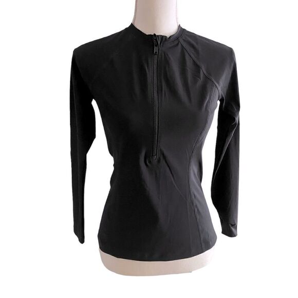Sweaty Betty Long Sleeve Half Zip Top US Size 6 NWT - Picture 1 of 6